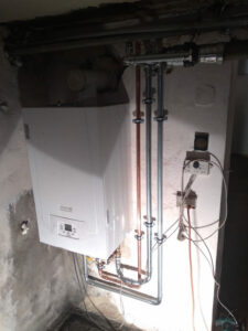 Kotły gazowe Rybnik w piwnicy domu jednorodzinnego