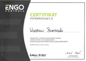 Certyfikat Engo